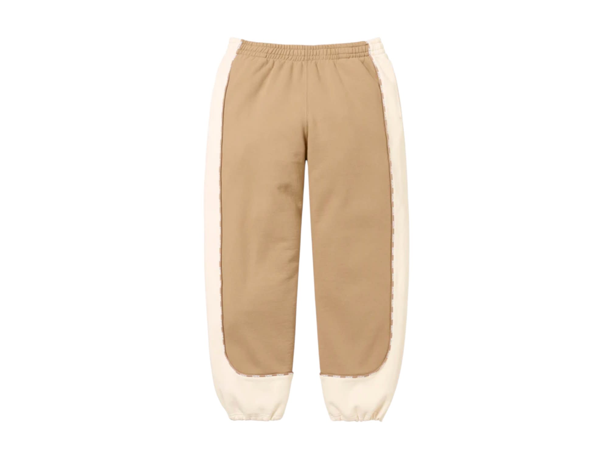 Supreme Piping Sweatpants Dark Tan